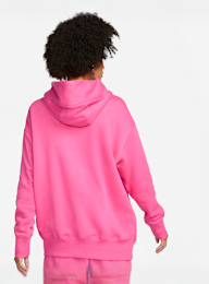 Nike, Sportswear Phoenix Fleece Oversized Hoodie, Pink, Image 2 of 5