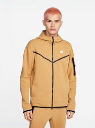 Nike, Sportswear Fleece Hoodie, beige, Afbeelding 1 van 7