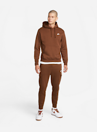 Nike, Sportswear Club Fleece Hoodie, bruin, Afbeelding 4 van 4