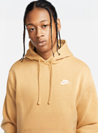 Nike, Sportswear Club Fleece Hoodie, beige, Image 4 of 5
