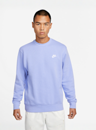 Nike, Sportswear Club Fleece Crew, purple, Image 1 of 4