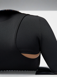 Jordan, Sport Women's 2-in-1 Long Sleeve Top, zwart, Afbeelding 5 van 6