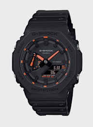 G-SHOCK, Utility Black GA-2100-1A4ER, black, Image 1 of 3