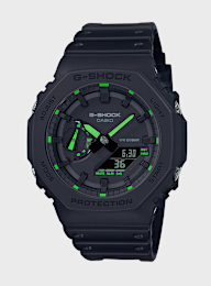 G-SHOCK, Utility Black GA-2100-1A3ER, black, Image 1 of 3