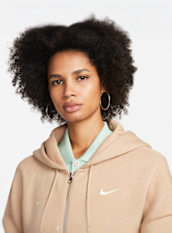 Nike, Sportswear Phoenix Fleece FZ Oversize Hoodie, beż, Obraz 3 z 6