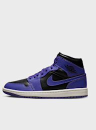 Jordan, WMNS Air Jordan 1 Mid, black, Image 1 of 8