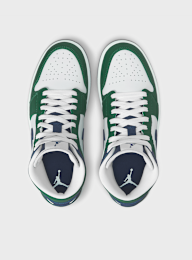 Jordan, Air Jordan 1 Mid SE summit white/blue chill-black, green, Image 6 of 9
