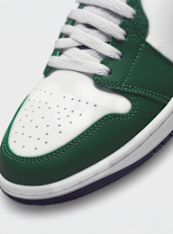 Jordan, Air Jordan 1 Mid SE summit white/blue chill-black, green, Image 7 of 9