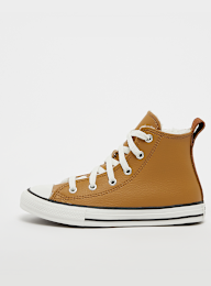 Converse, Chuck Taylor All Star Lined Leather (PS), geel, Afbeelding 1 van 5