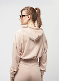 FUBU, Signature Allover Velours Short Hoodie, multicolor, Afbeelding 2 van 5