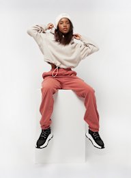 SNIPES, Small Bold Logo Polar Fleece Oversized Jogger Pants, rood, Afbeelding 4 van 4