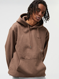 SNIPES, Small Logo Essential Hoodie, brown, Image 1 of 5