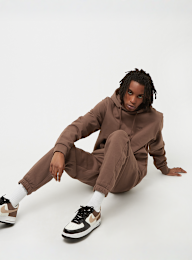 SNIPES, Small Logo Essential Hoodie, brown, Image 4 of 5