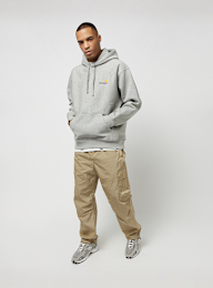 Carhartt WIP, Hooded American Script Sweat, grey, Image 4 of 5