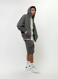 Karl Kani, Chest Signature Essential Zip Hoodie, grey, Image 4 of 4