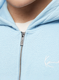 Karl Kani, Chest Signature Essential Zip Hoodie, blue, Image 3 of 4