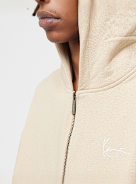 Karl Kani, Chest Signature Essential Zip Hoodie, grey, Image 3 of 4