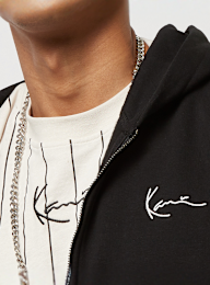 Karl Kani, Chest Signature Essential Zip Hoodie, zwart, Afbeelding 3 van 4