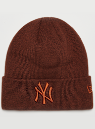 New Era, League Essential Cuff Beanie MLB New York Yankees, bruin, Afbeelding 1 van 3