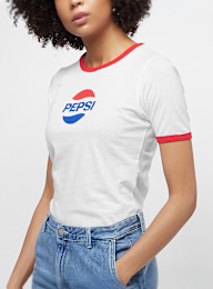 Karl Kani, Small Signature Essential Pinstripe OS Tee, light pink, Image 5 of 5