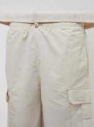 Karl Kani, Rubber Signature Cargo Shorts, biały, Obraz 3 z 7