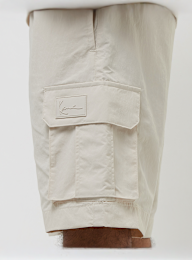 Karl Kani, Rubber Signature Cargo Shorts, biały, Obraz 6 z 7