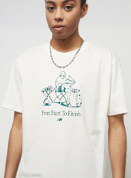 New Balance, Essentials Cafe At Nb T-Shirt 2, wit, Afbeelding 3 van 5