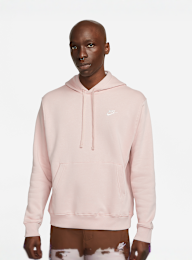 Nike, Sportswear Club Fleece Hoodie, light pink, Image 1 of 6