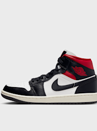 Jordan, WMNS Air Jordan 1 Mid, black, Image 1 of 8