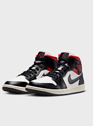 Jordan, WMNS Air Jordan 1 Mid, black, Image 4 of 8