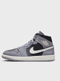 Jordan, WMNS Air Jordan 1 Mid, grey, Image 1 of 8