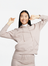 Nike, Sportswear Phoenix Fleece Oversized Pullover Hoodie, brown, Image 1 of 7