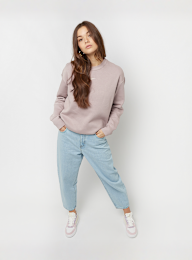 Nike, Sportswear Phoenix Fleece Women's Oversized Crewneck Sweatshirt Taupe/Sail, beige, Afbeelding 4 van 4