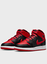 Jordan, Air 1 Mid (GS), zwart, Afbeelding 4 van 8