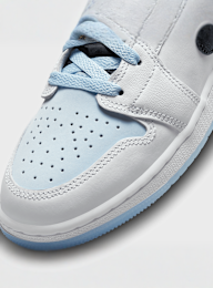 Jordan, Air Jordan 1 Mid SE Big Kids' Shoes (GS), blue, Image 6 of 7