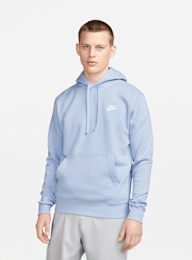 Nike, Sportswear Club Fleece Hoodie, blue, Image 1 of 5