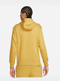 Nike, Sportswear Club Fleece Hoodie, yellow, Image 2 of 6