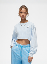 Jordan, Long-Sleeve Cropped T-Shirt, blauw, Afbeelding 1 van 5