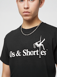 40s & Shorties, Text Logo Pole Tee, black, Image 3 of 4