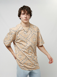 Karl Kani, Small Signature Paisley Tee, beige, Afbeelding 1 van 4