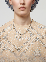 Karl Kani, Small Signature Paisley Tee, beige, Afbeelding 3 van 4