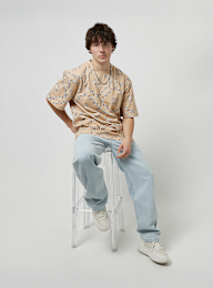 Karl Kani, Small Signature Paisley Tee, beige, Afbeelding 4 van 4