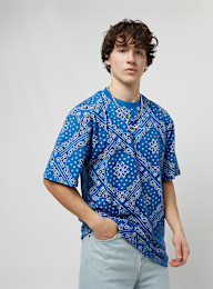Karl Kani, Small Signature Paisley Tee, blauw, Afbeelding 1 van 5
