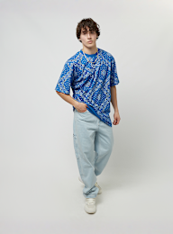 Karl Kani, Small Signature Paisley Tee, blauw, Afbeelding 4 van 5