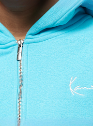 Karl Kani, Chest Signature Essential Zip Hoodie, blue, Image 3 of 4