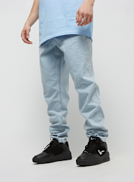 Karl Kani, Small Signature Tapered Five Pocket Denim, blue, Image 1 of 5