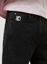 Karl Kani, Small Signature Baggy Five Pocket Denim, black, Image 3 of 5