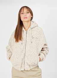 Karl Kani, Metal Signature Teddy Full Zip, beż, Obraz 1 z 4