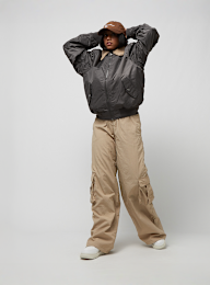 Karl Kani, Chest Retro Bomber Jacket, grey, Image 4 of 4