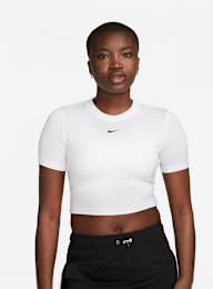 Nike, Sportswear Essential Slim Crop Tee, wit, Afbeelding 1 van 4